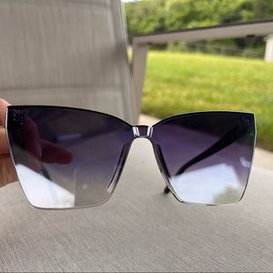 Diff Sunglasses Goldie 65mm Oversize Cat Eye